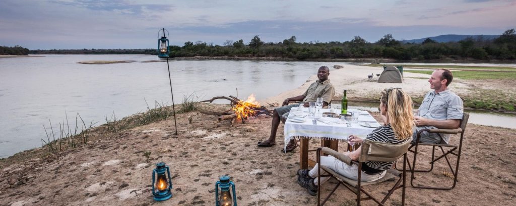 Fly camping in the Selous, southern Tanzania
